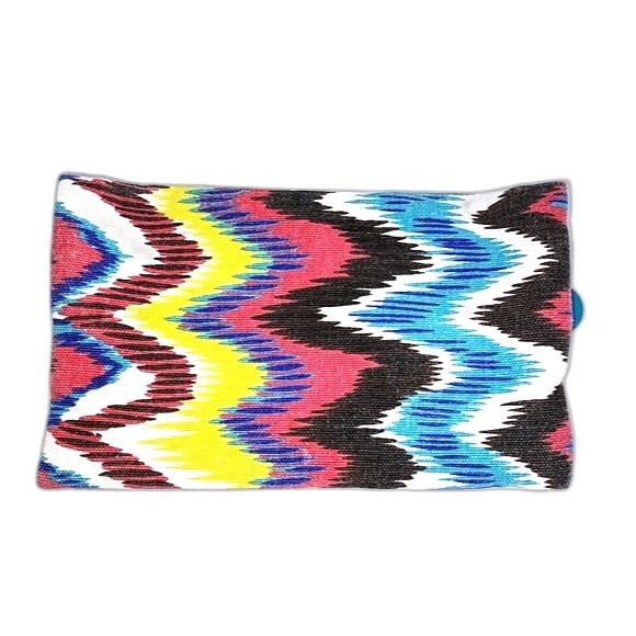 Ipsy Glam Multicolored Small Makeup Cosmetics Accessories Bag 7"X4.5" - Picture 2 of 4